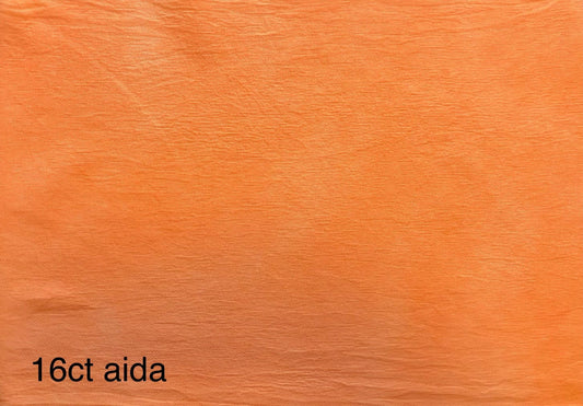 Aida - Marmalade - Dyeing for Cross Stitch