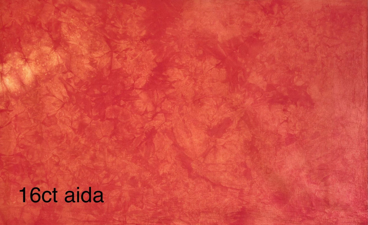 Aida - Poppy Fields - Dyeing for Cross Stitch