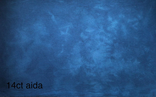 Aida - Simply Navy - Dyeing for Cross Stitch