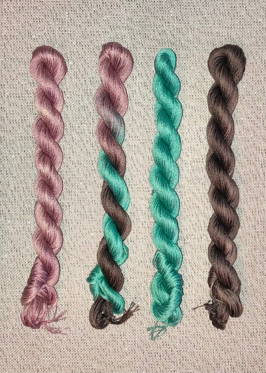 Cotton Floss - April FOTM - Dyeing for Cross Stitch