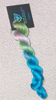 Cotton hand dyed floss - Blue, Green, & Pink SOLO - Dyeing for Cross Stitch