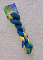 Cotton hand dyed floss - Blue Nutcracker - Dyeing for Cross Stitch