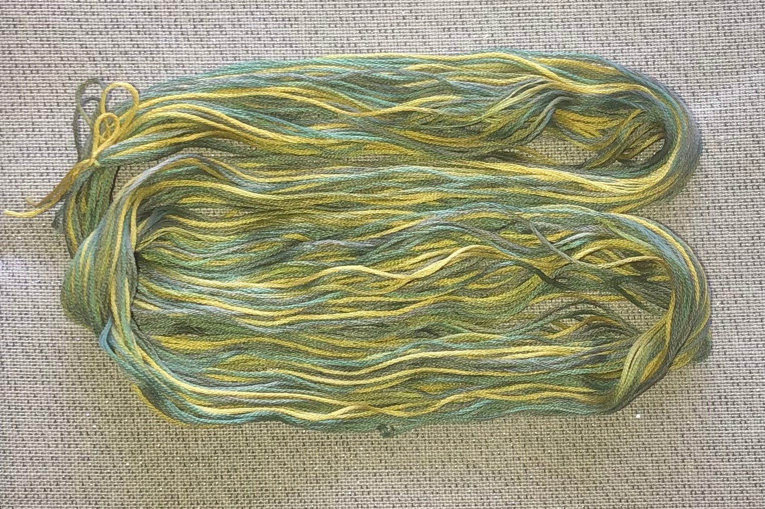 Cotton hand dyed floss - Concrete Jungle - Dyeing for Cross Stitch