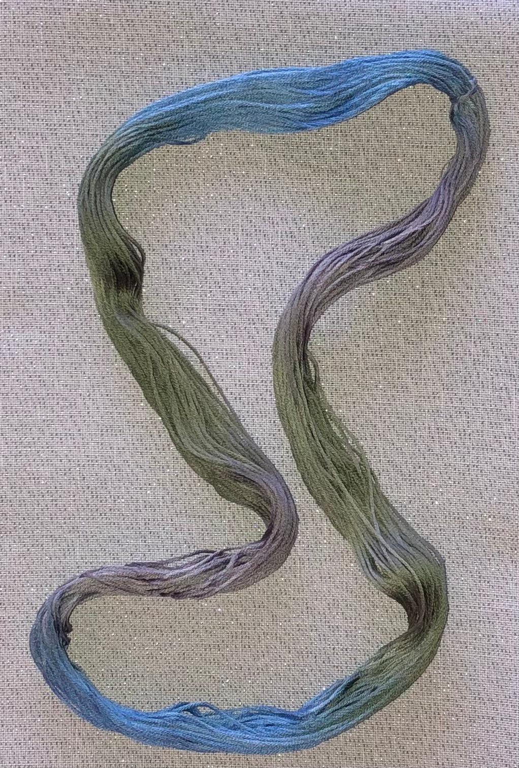 Cotton hand dyed floss - Mossy Knoll - Dyeing for Cross Stitch