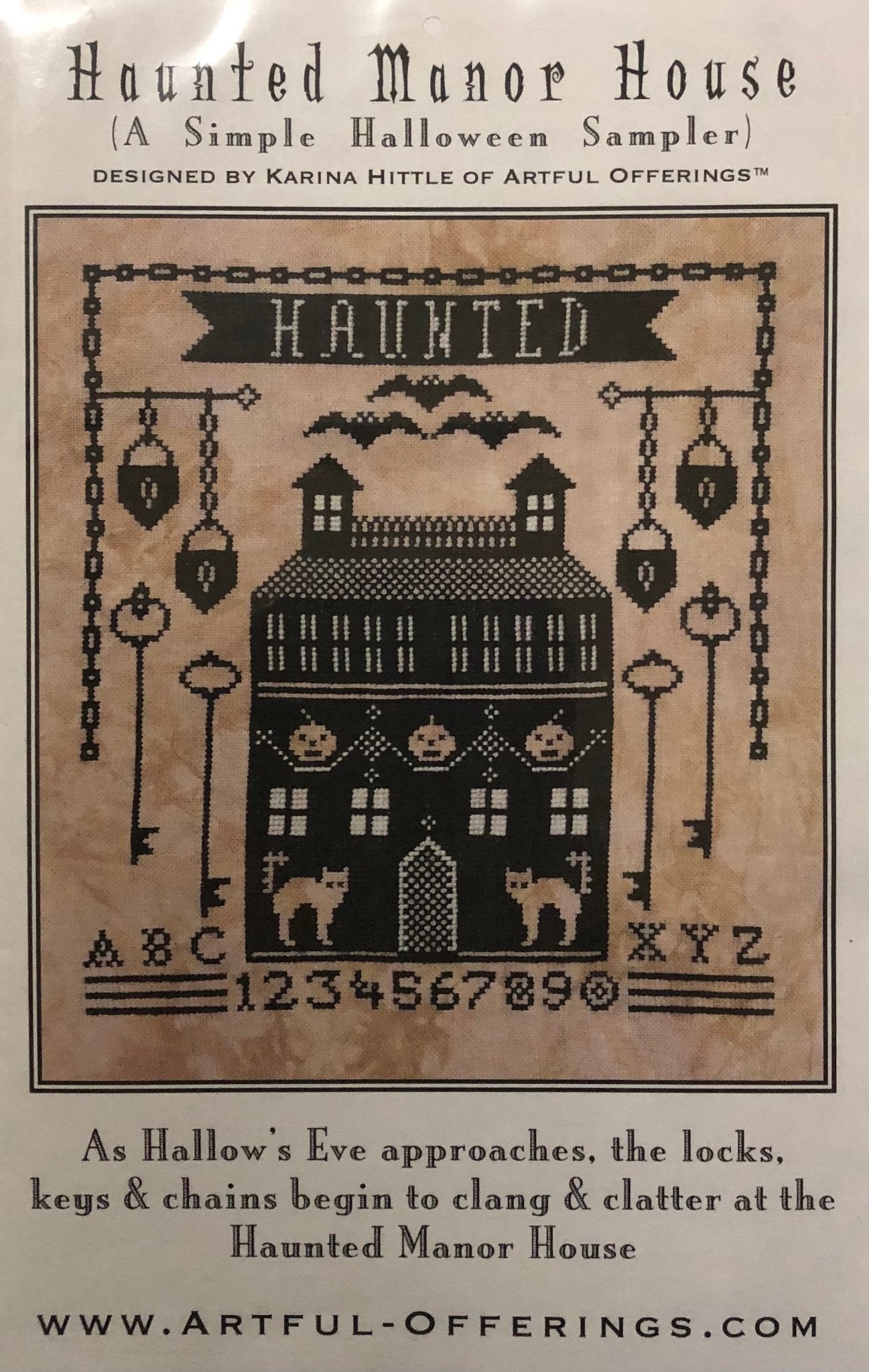 Haunted Manor House - Dyeing for Cross Stitch