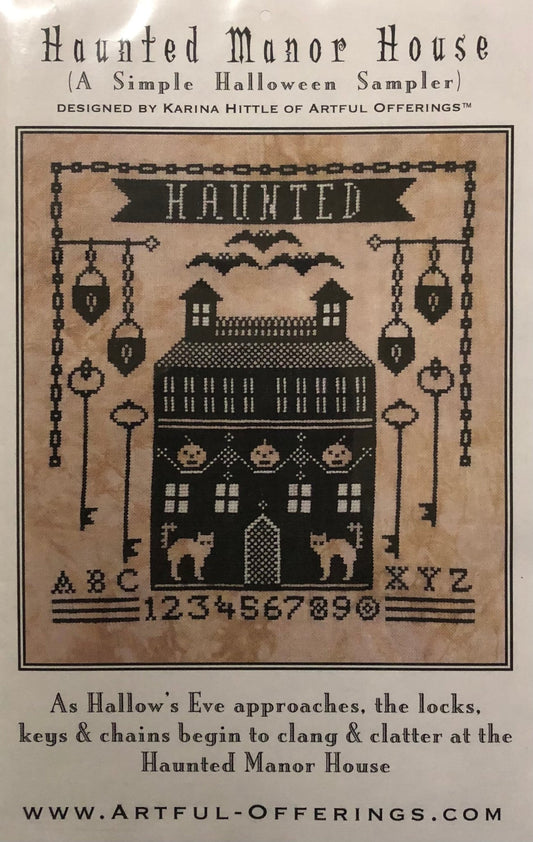 Haunted Manor House - Dyeing for Cross Stitch