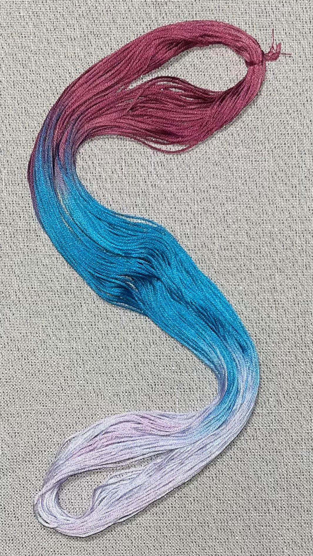 Cotton hand dyed floss - Alma
