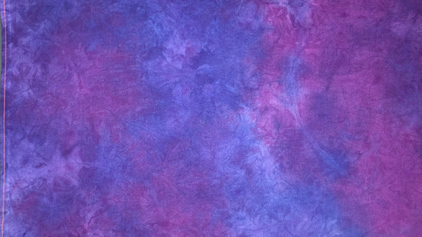 32ct lugana - 18x27 - Purples, Blues, & Pinks