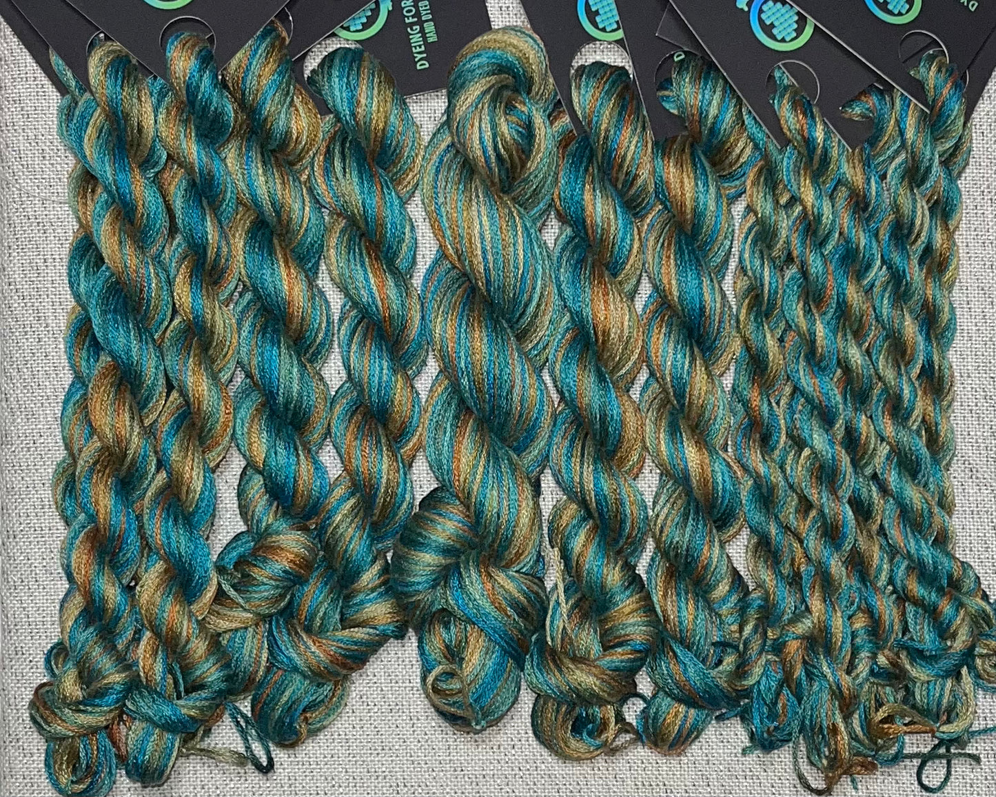 Silk hand dyed floss - SOLO #1