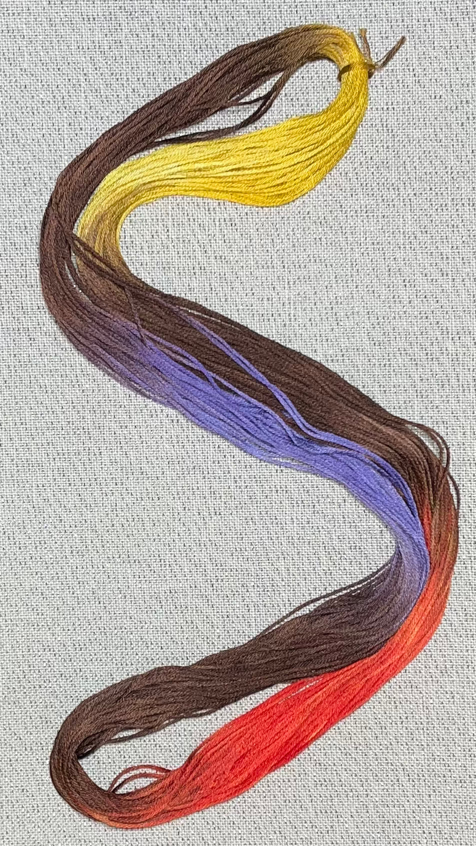 Cotton hand dyed floss - Orion