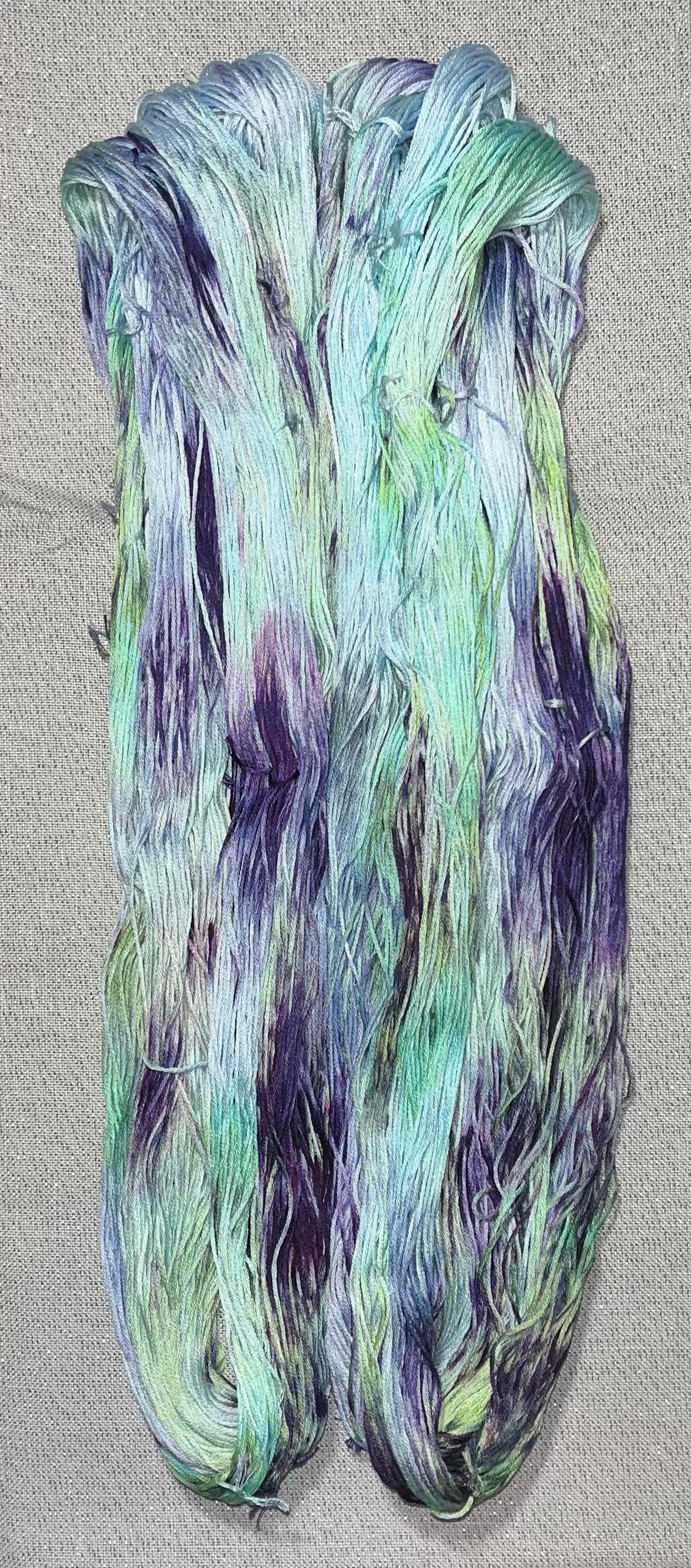 Cotton hand dyed floss - Ice Dyed SOLO IV