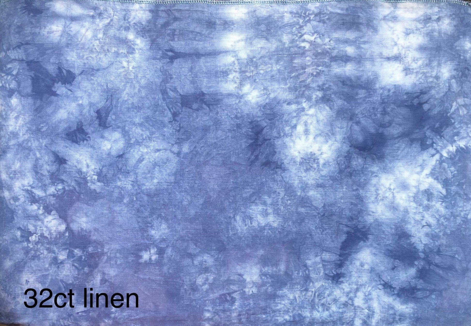 Linen - Delft - Dyeing for Cross Stitch