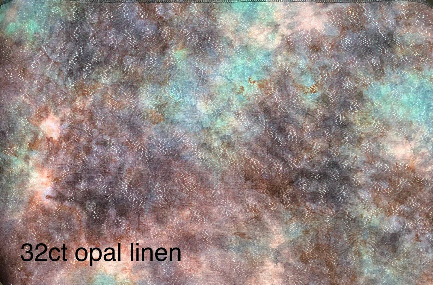 Linen - Forest Floor - Dyeing for Cross Stitch
