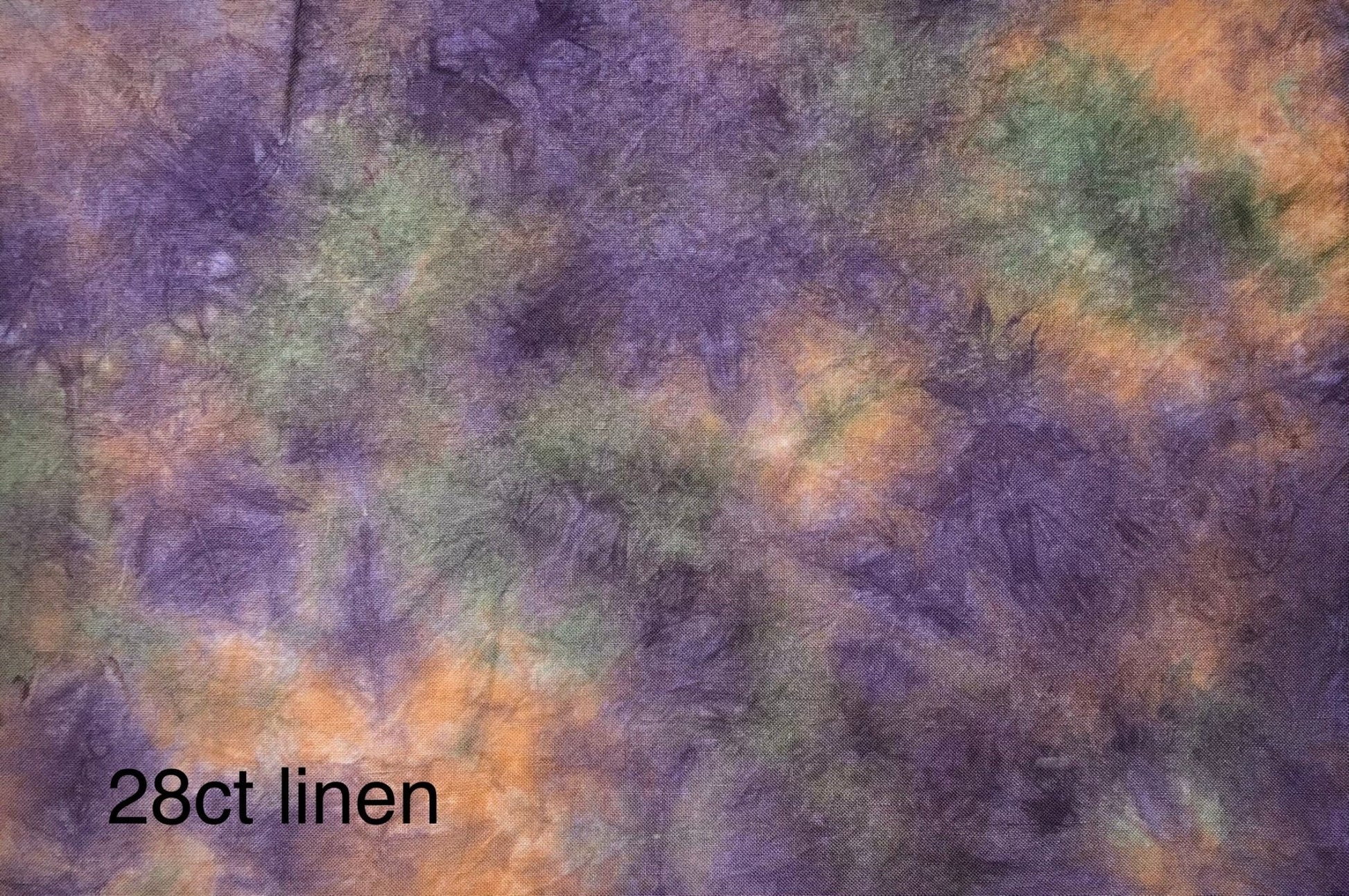Linen - Mardi - Dyeing for Cross Stitch