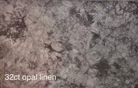 Linen - Slate - Dyeing for Cross Stitch