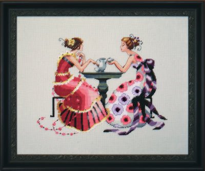 Mirabilia Designs - MD 182 - Tea pattern & embellishment pack - Dyeing for Cross Stitch