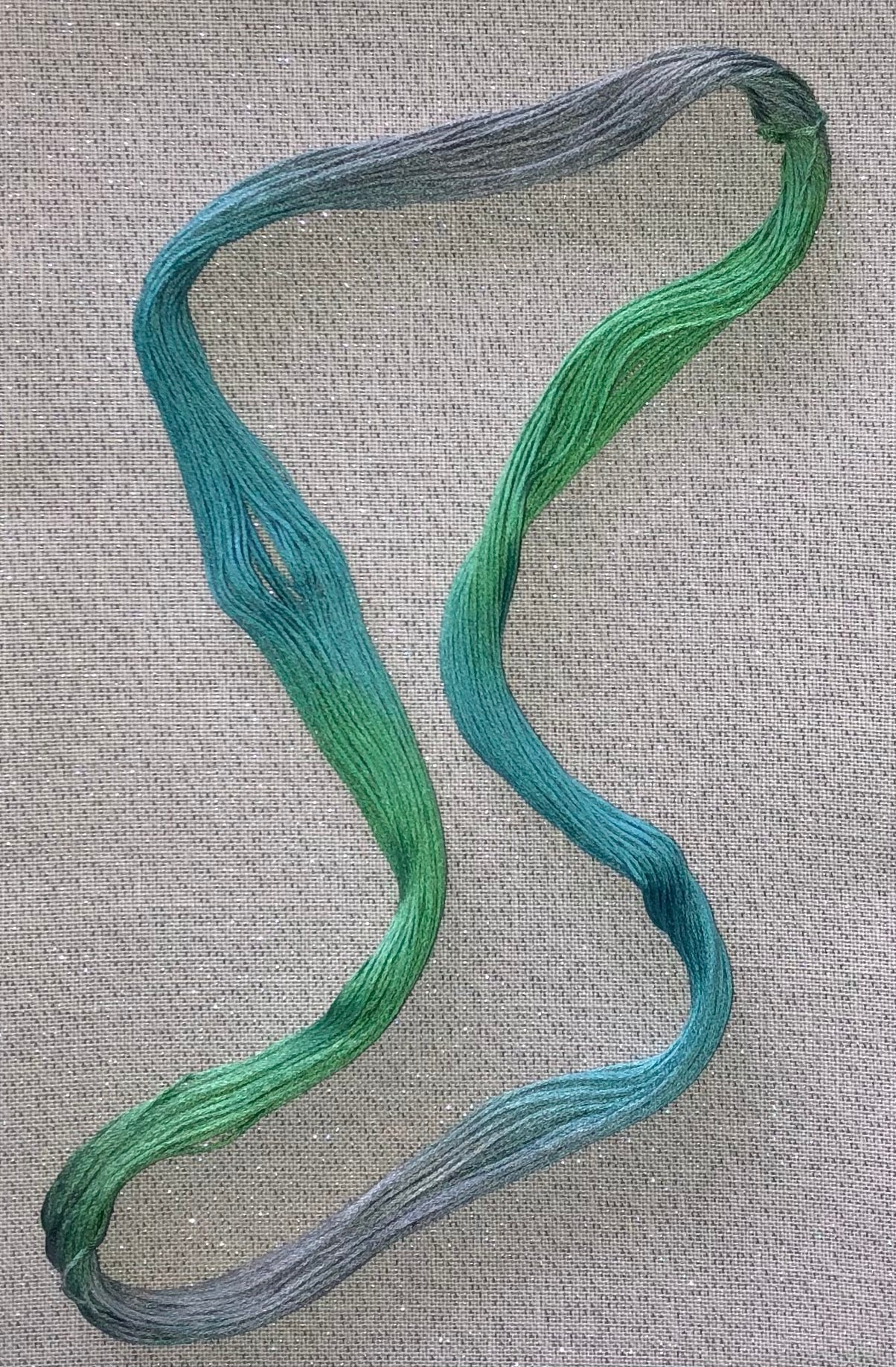 Silk hand dyed floss - Coastal - Dyeing for Cross Stitch