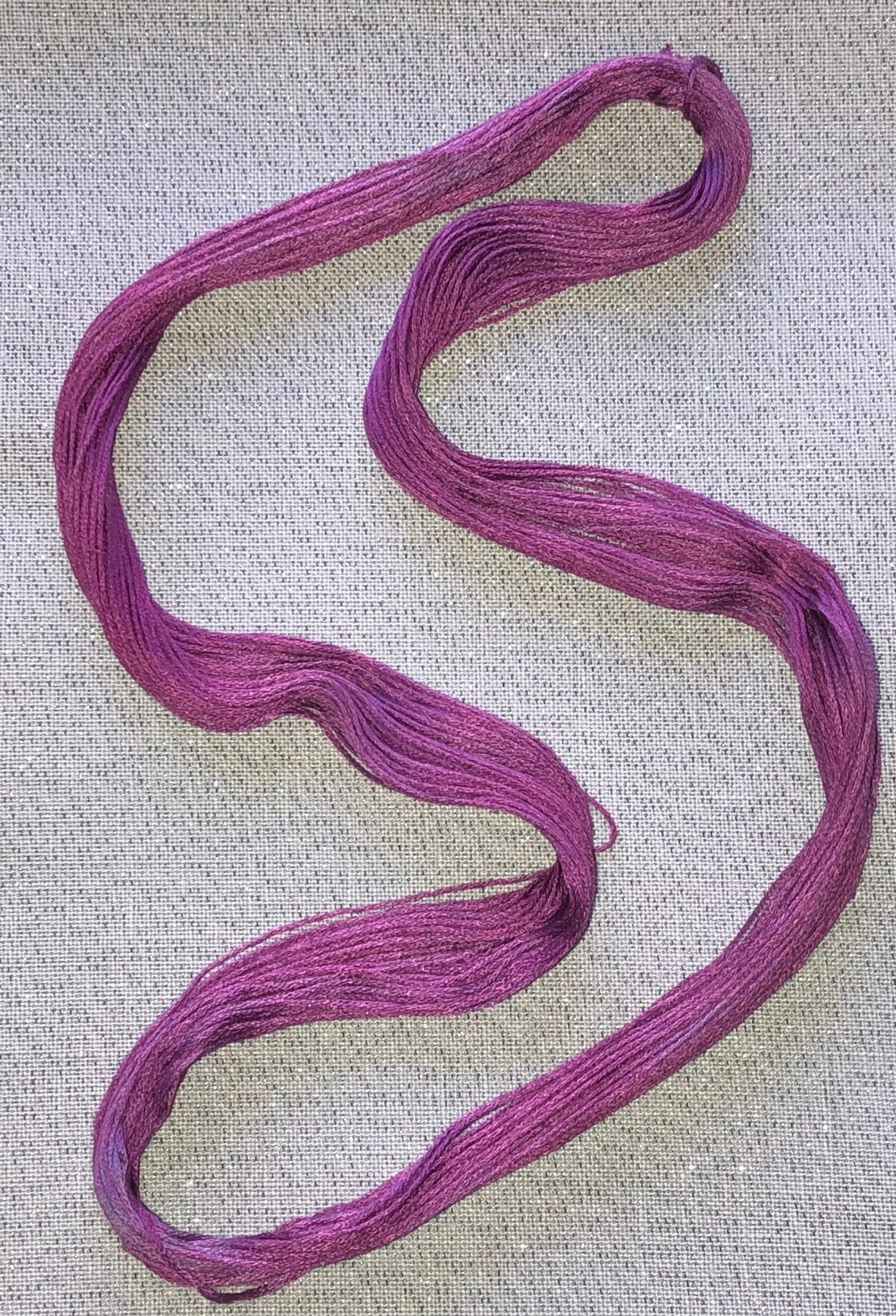 Silk hand dyed floss - Concord - Dyeing for Cross Stitch
