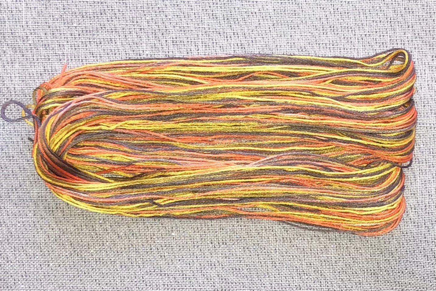 Silk hand dyed floss - Embers - Dyeing for Cross Stitch
