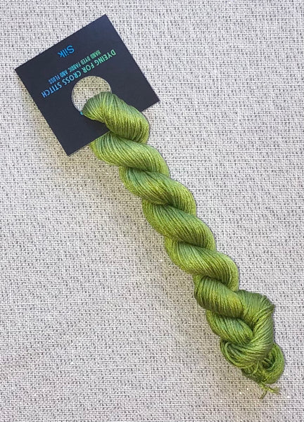 Silk hand dyed floss - Fern - Dyeing for Cross Stitch