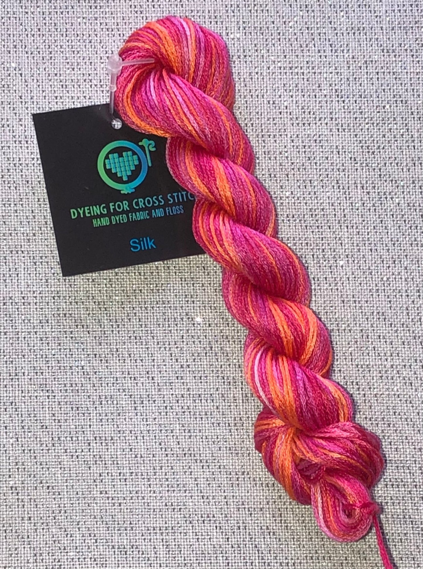 Silk hand dyed floss - Gerber - Dyeing for Cross Stitch