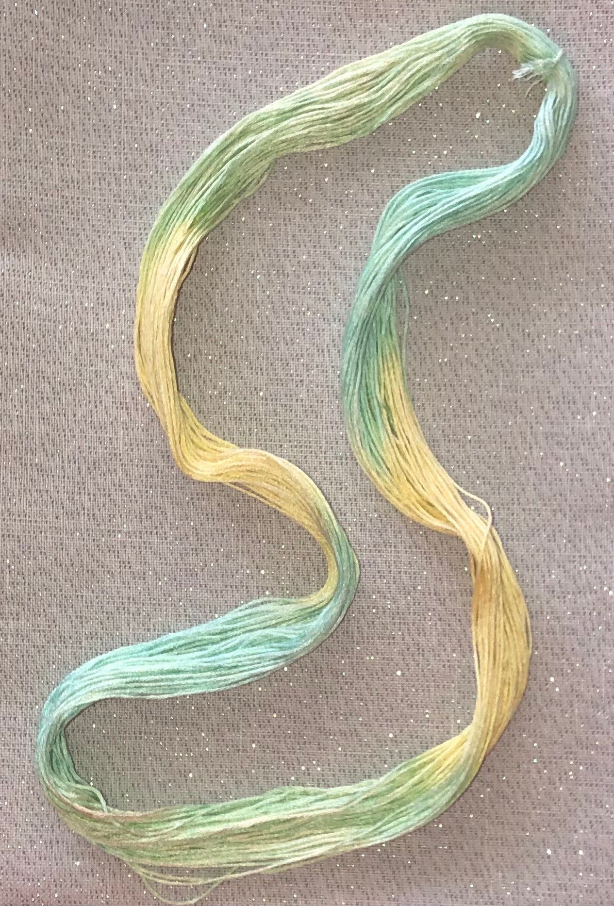 Silk hand dyed floss - Hoppy Easter - Dyeing for Cross Stitch