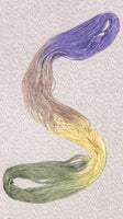 Silk hand dyed floss - Impish - Dyeing for Cross Stitch