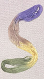 Silk hand dyed floss - Impish - Dyeing for Cross Stitch