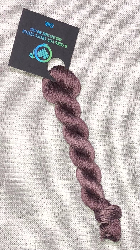 Silk hand dyed floss - Kobicha - Dyeing for Cross Stitch