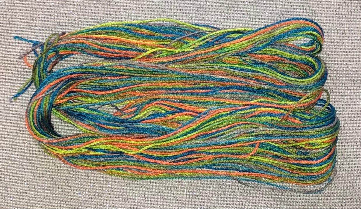 Silk hand dyed floss - Lori - Dyeing for Cross Stitch