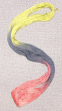 Silk hand dyed floss - Neon Nights - Dyeing for Cross Stitch