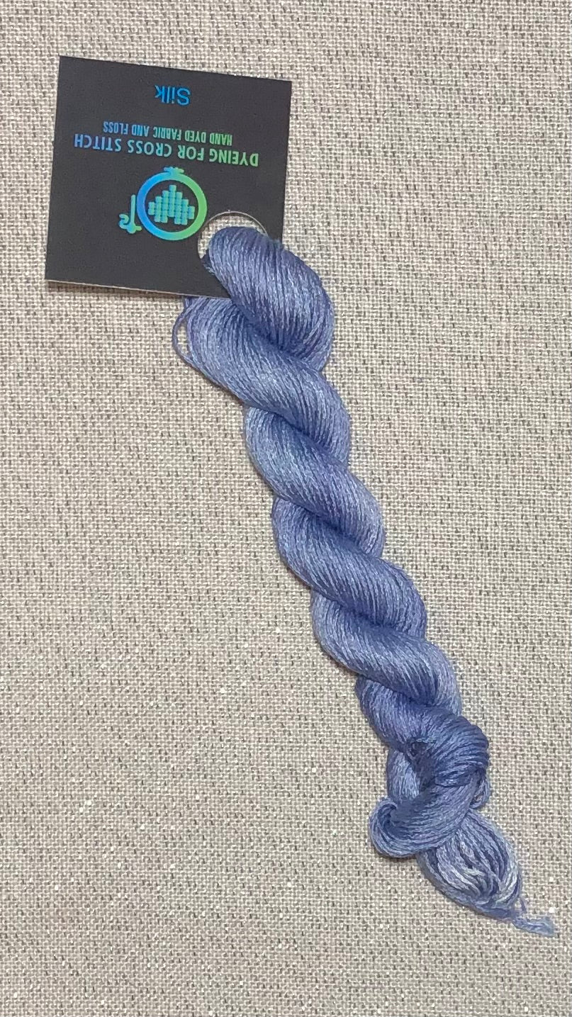 Silk hand dyed floss - Nikko - Dyeing for Cross Stitch