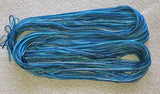 Silk hand dyed floss - Out of the Blue - Dyeing for Cross Stitch
