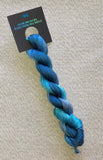 Silk hand dyed floss - Out of the Blue - Dyeing for Cross Stitch