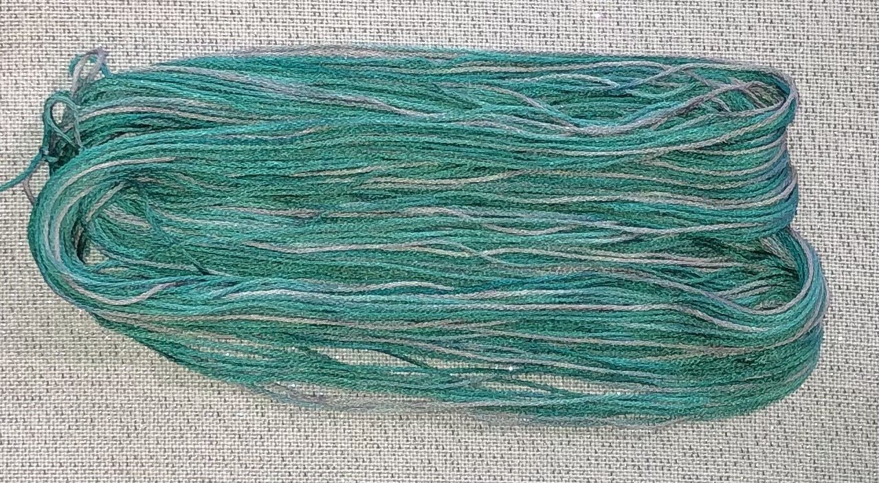 Silk hand dyed floss - Turbulent - Dyeing for Cross Stitch