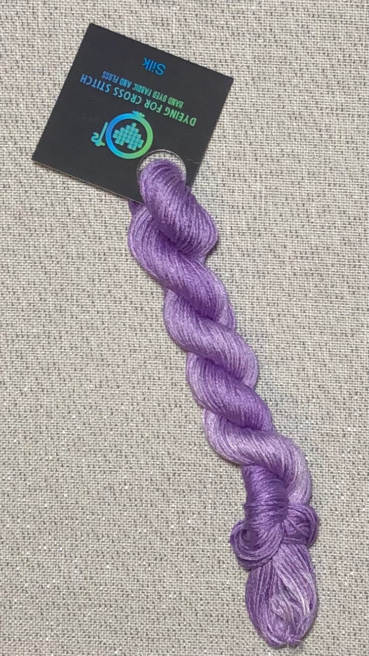 Silk hand dyed floss - Twist -n- Shout - Dyeing for Cross Stitch