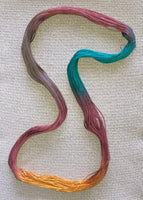 Silk hand dyed floss - Vermont - Dyeing for Cross Stitch