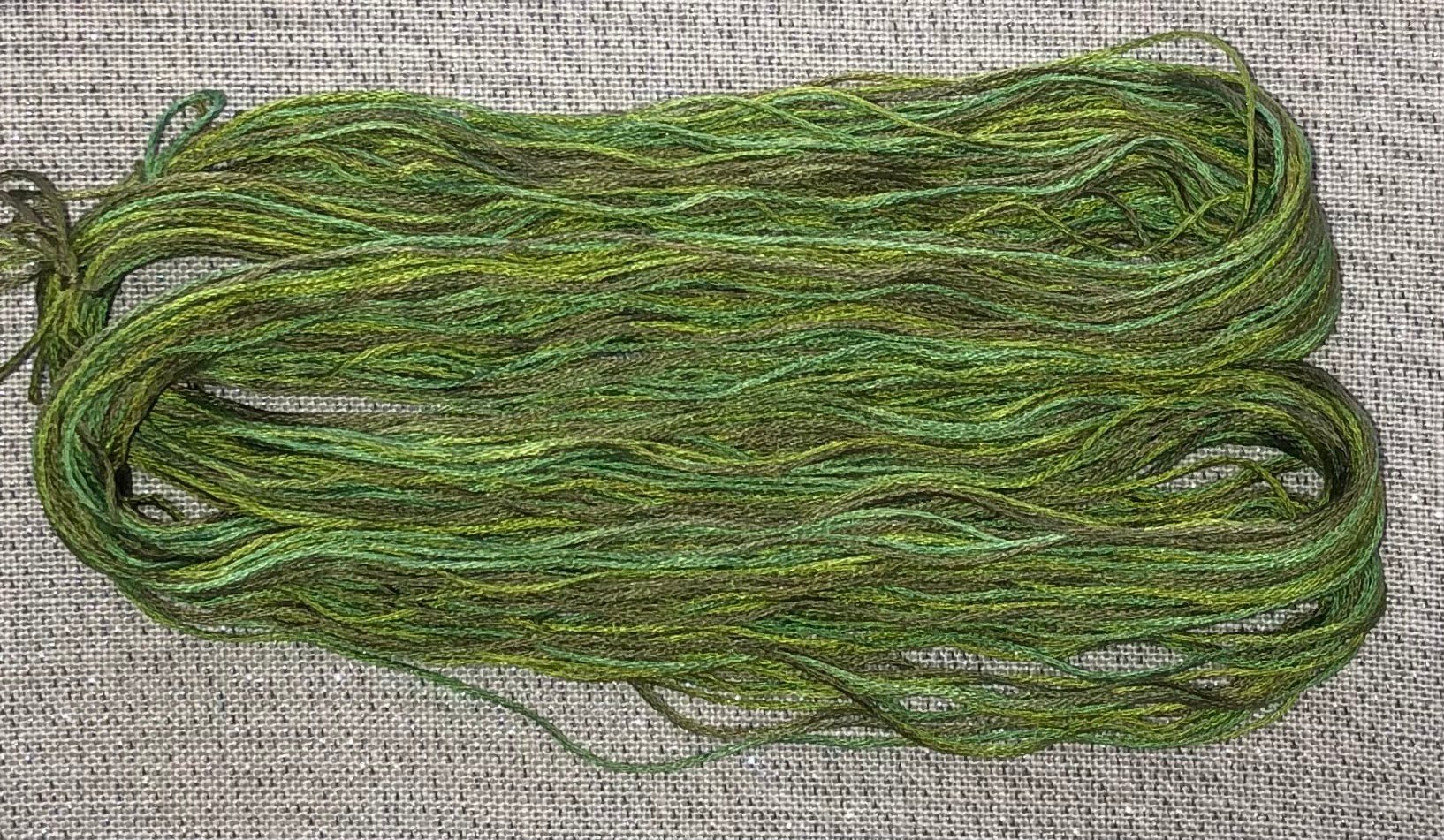 Silk hand dyed floss - Woodland - Dyeing for Cross Stitch